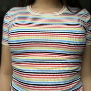 Rainbow Crop Top